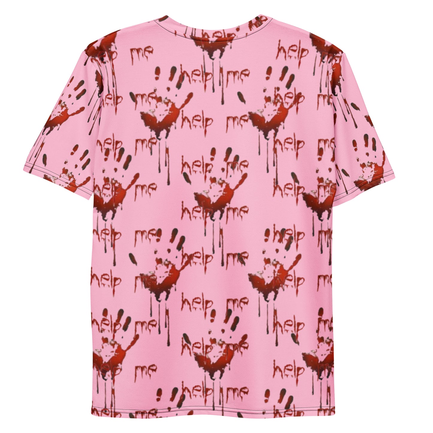 Scary help me pink Men's t-shirt