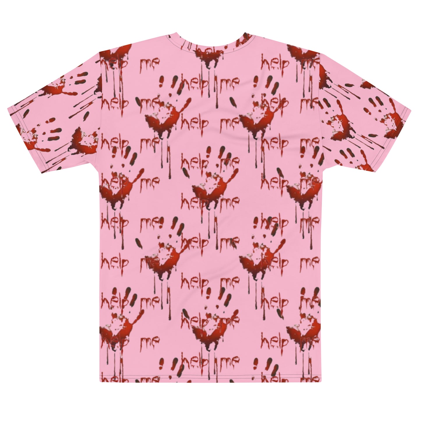 Scary help me pink Men's t-shirt