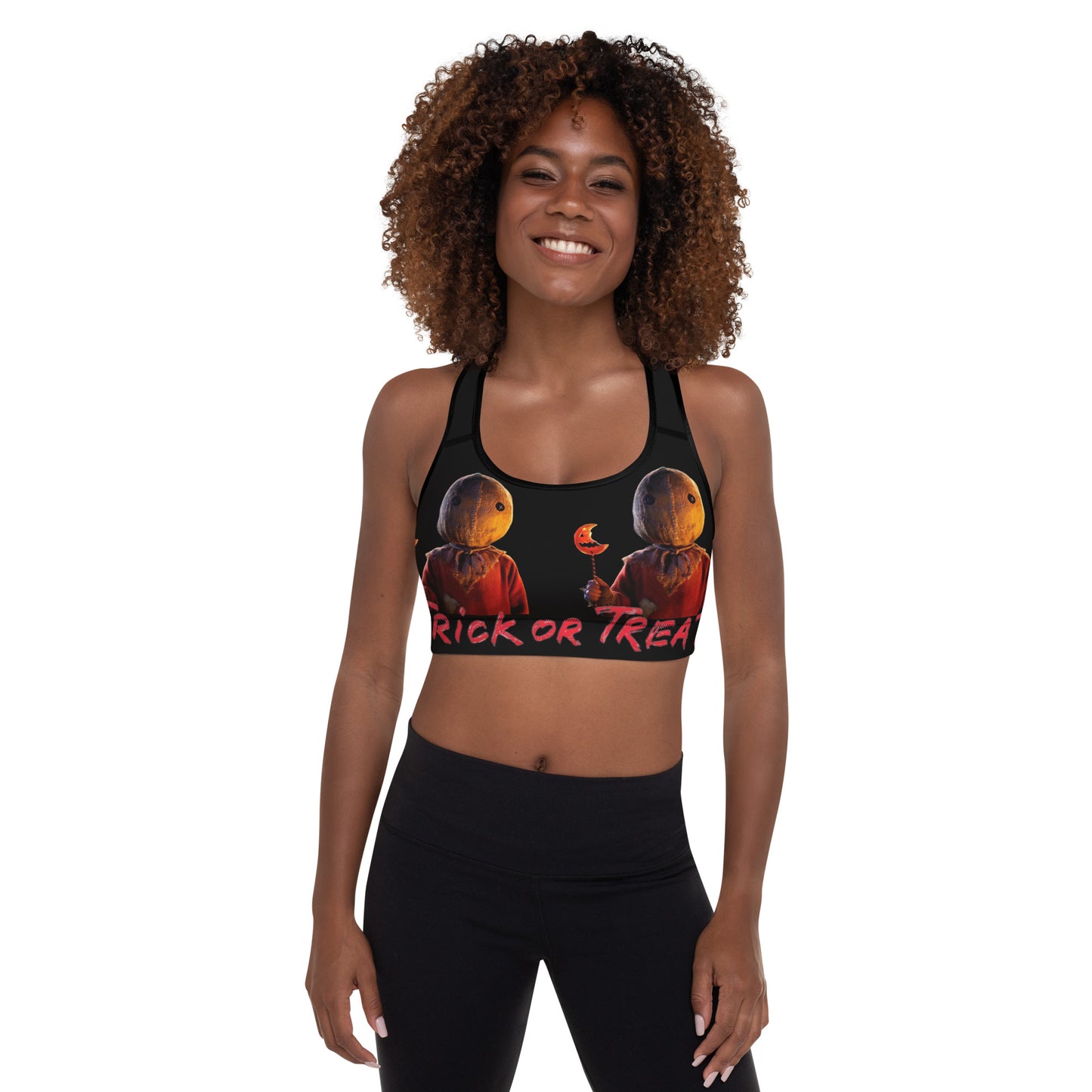 TRICK OR TREAT Padded Sports Bra