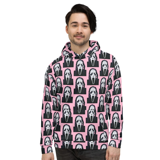 Pink Ghostface Unisex Hoodie