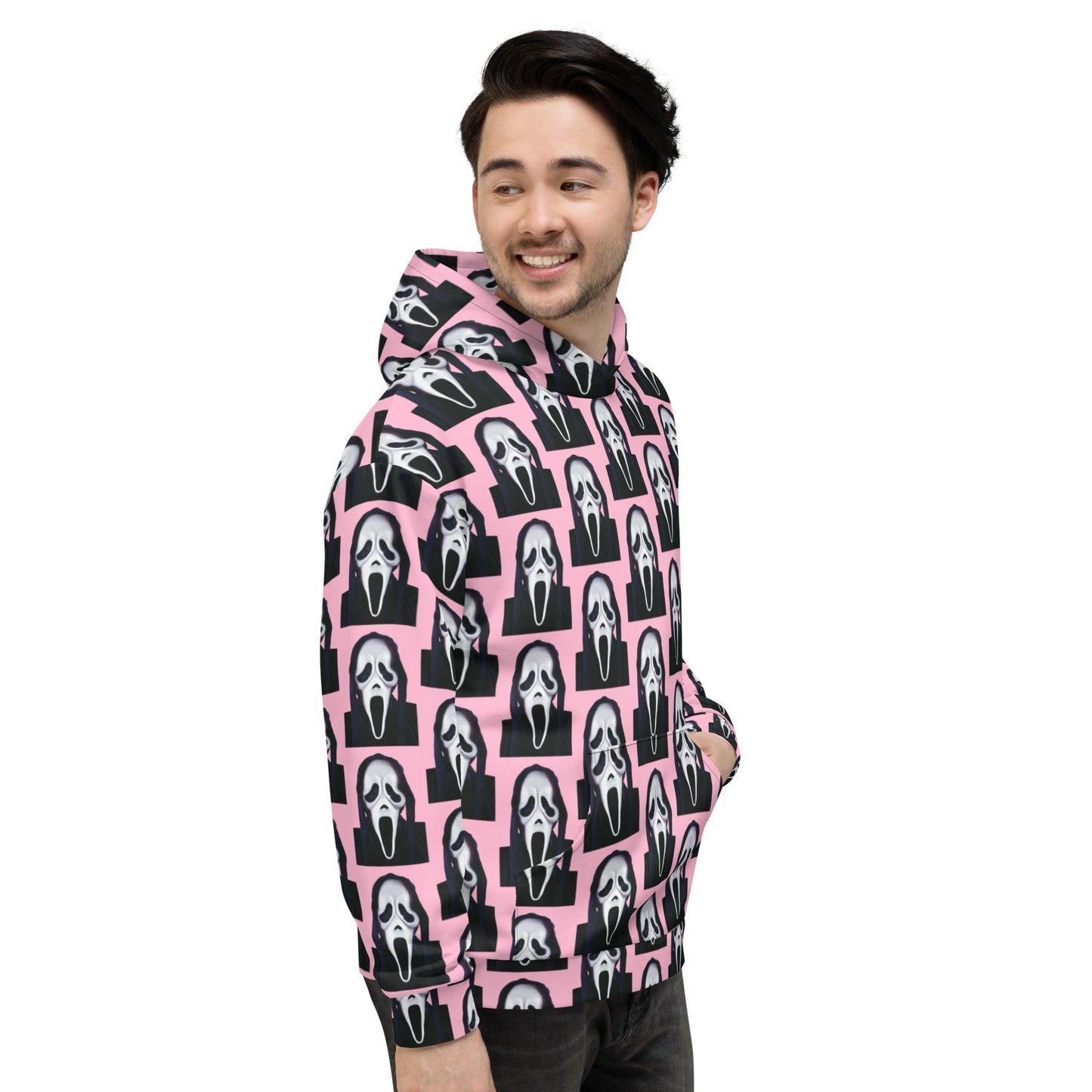 Pink Ghostface Unisex Hoodie