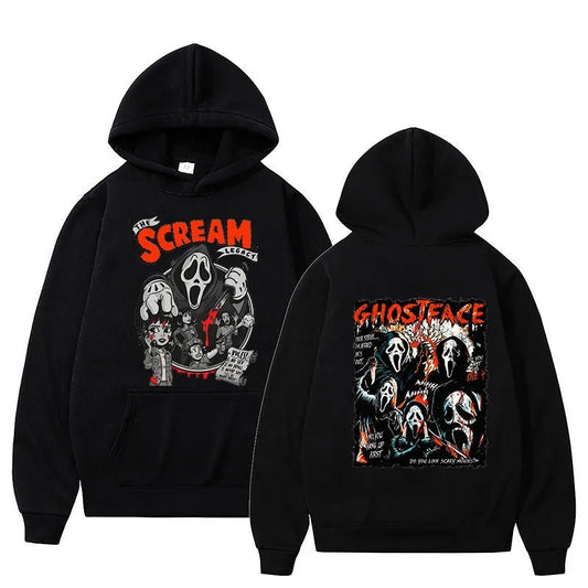 Scream VI Ghostface Women Hoodie Horro Sweatshirt Felpa Moletom