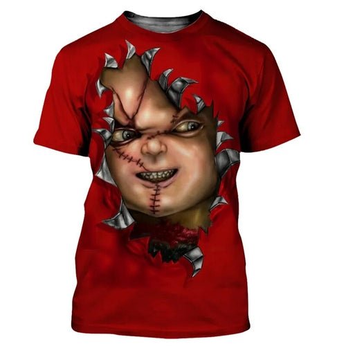 chucky Horror 3d Printed Graphics Men's Casual