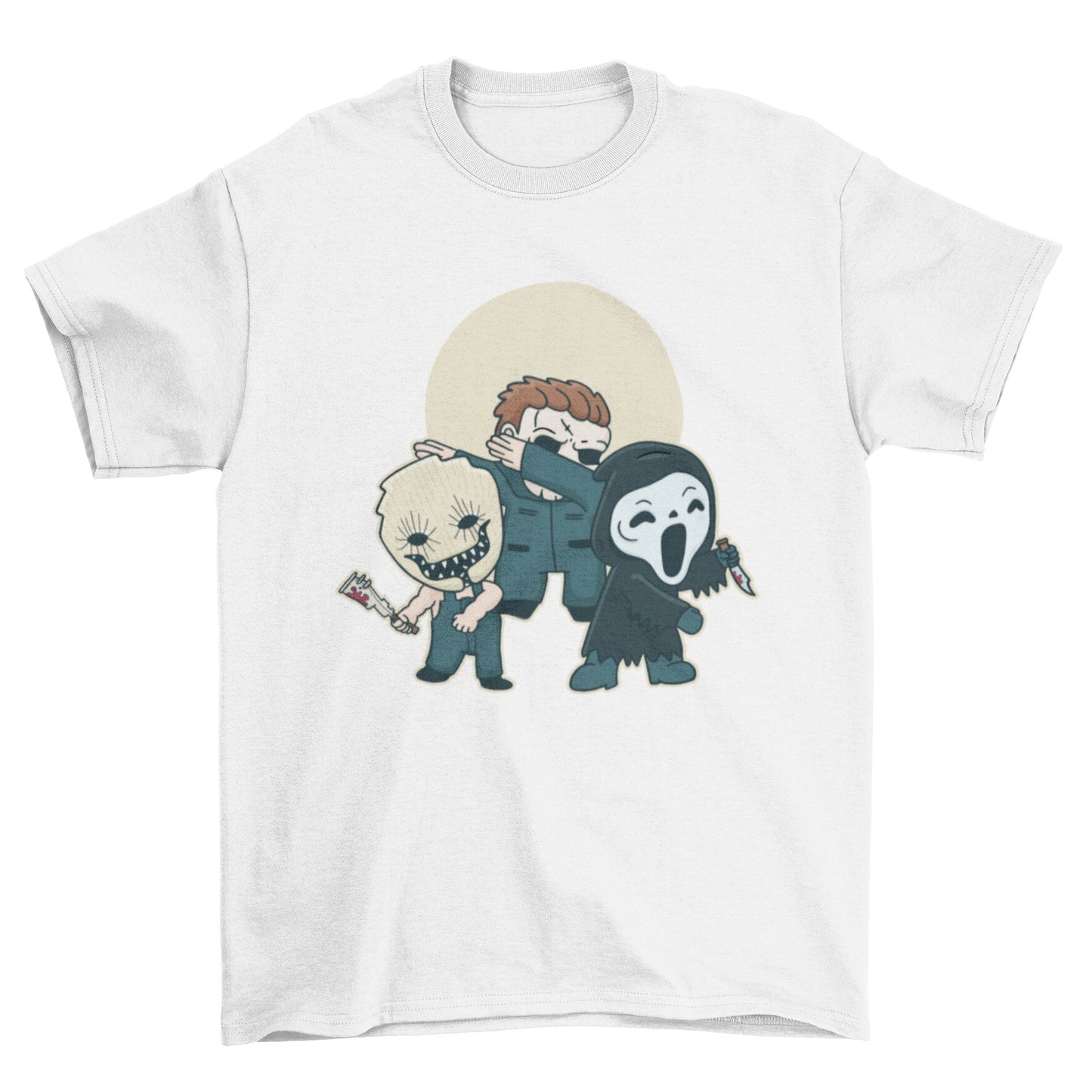 Horror characters t-shirt design