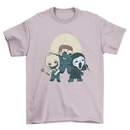 Horror characters t-shirt design