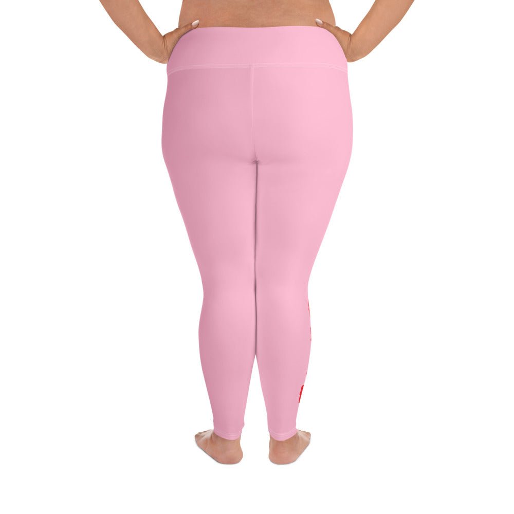 Pink Ghostface Plus Size Leggings