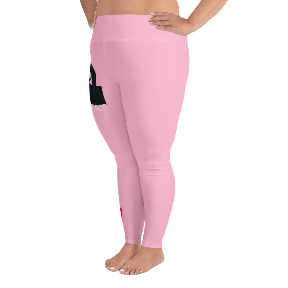 Pink Ghostface Plus Size Leggings