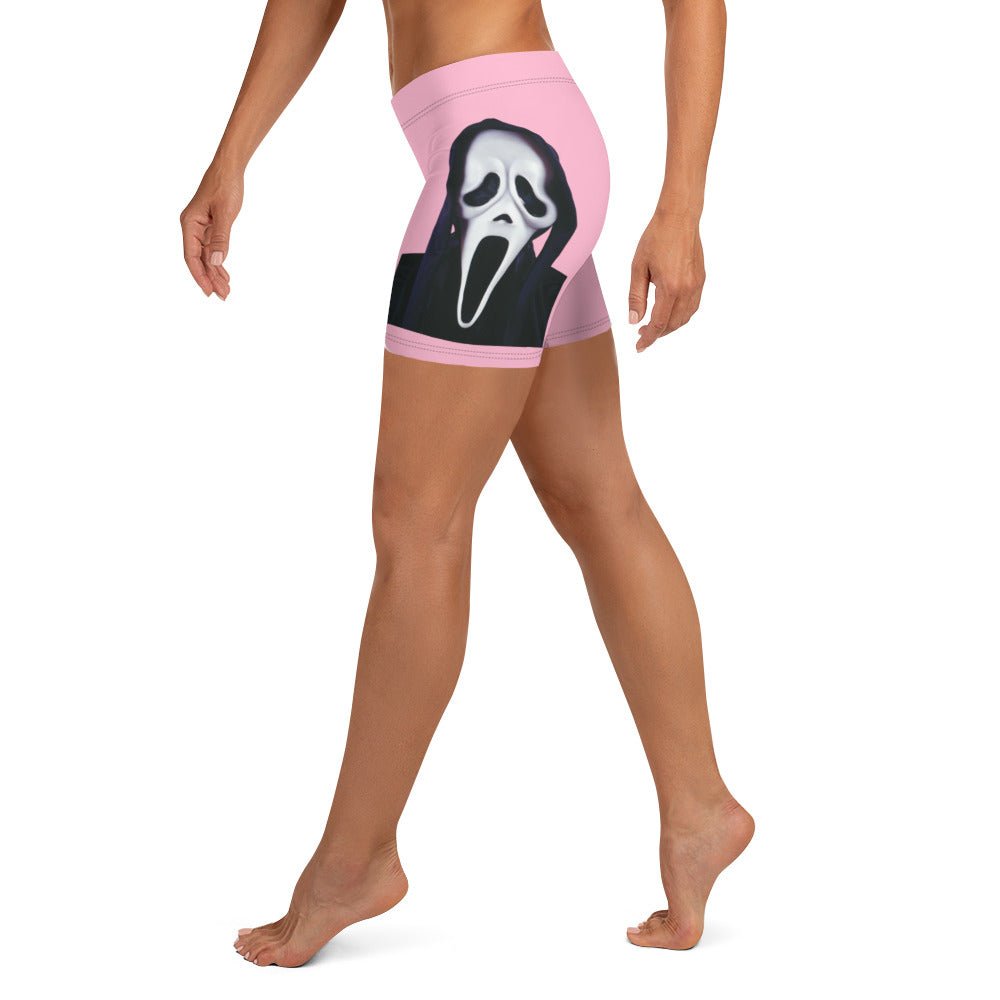 Pink Ghostface Shorts