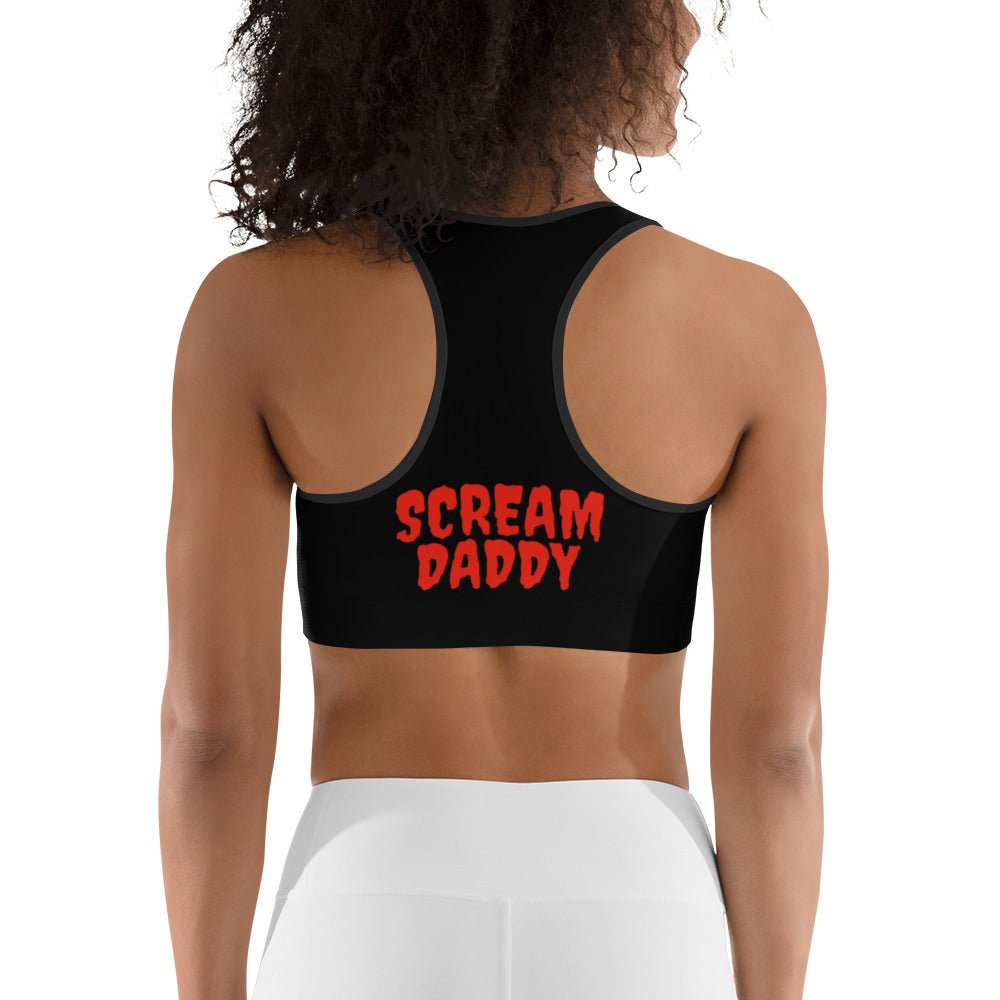 Horror Halloween Ghostface Sports bra