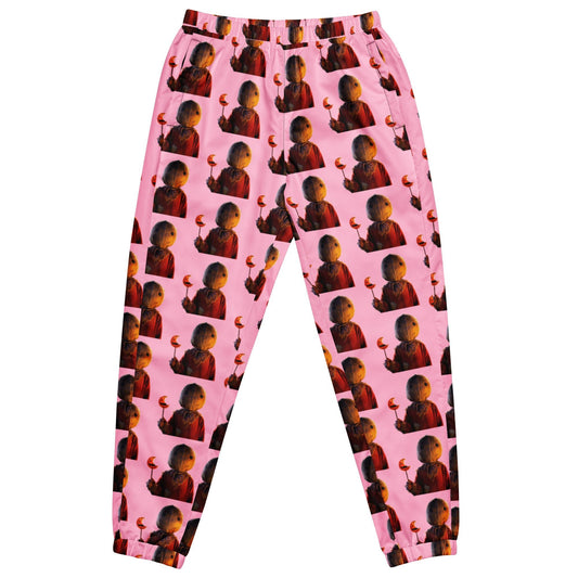 Pink trick or treat Unisex track pants