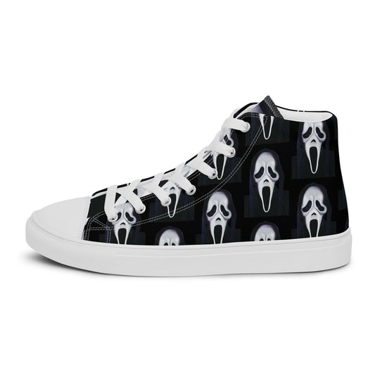 Ghostface Men’s High Top Canvas Shoes