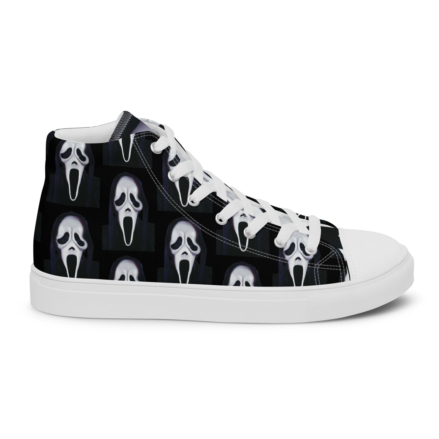 Ghostface Men’s High Top Canvas Shoes