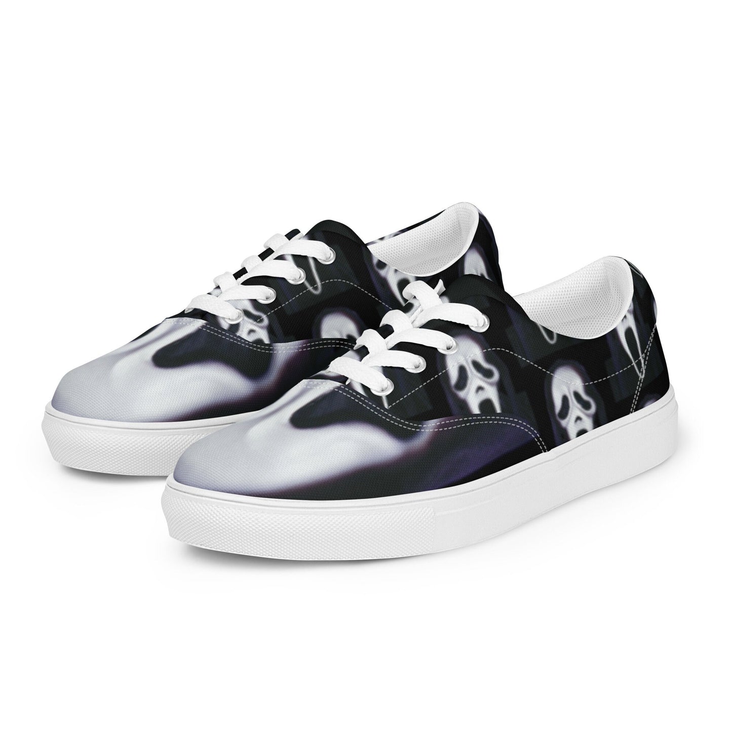 Ghostface Men’s Lace-Up Canvas Shoes