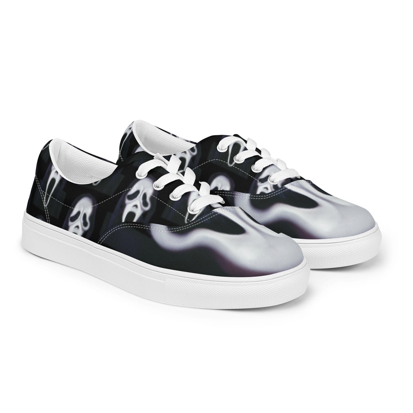 Ghostface Men’s Lace-Up Canvas Shoes