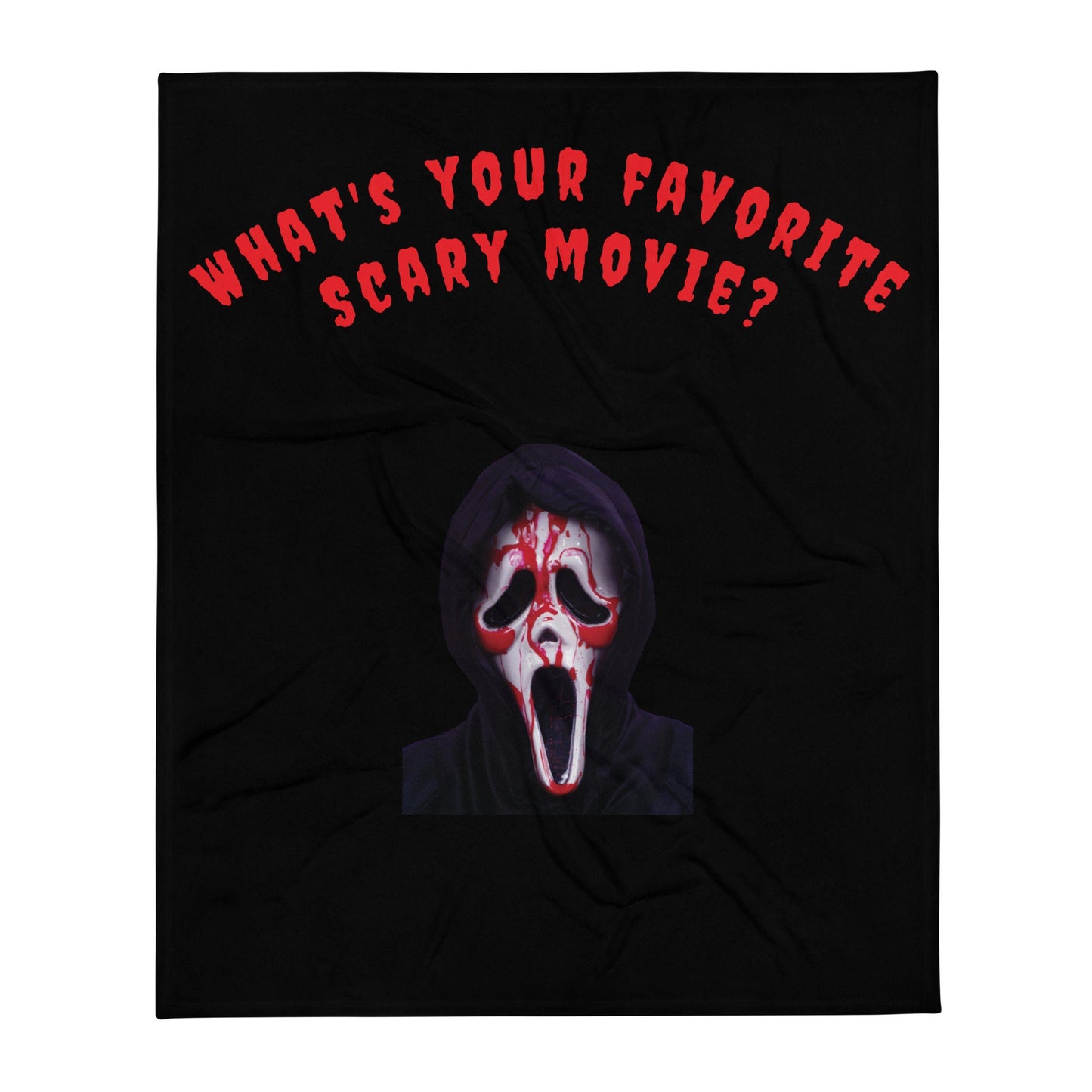 Ghostface Throw Blanket