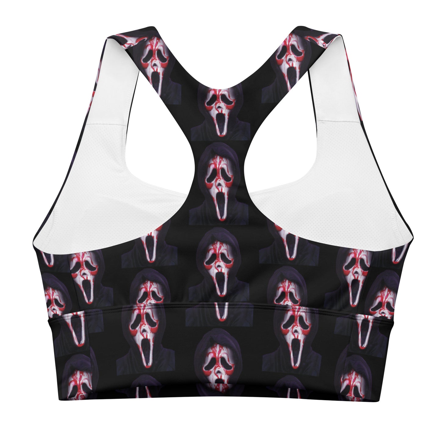 Bloody Ghostface Longline Sports Bra