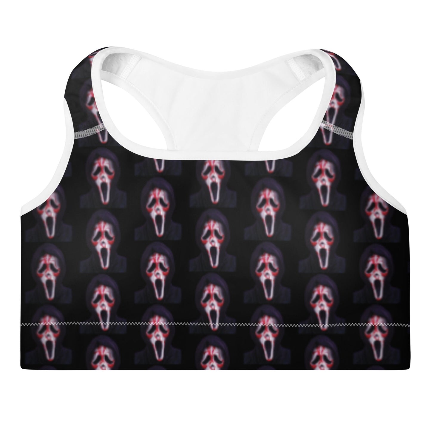 Bloody Ghostface Padded Sports Bra