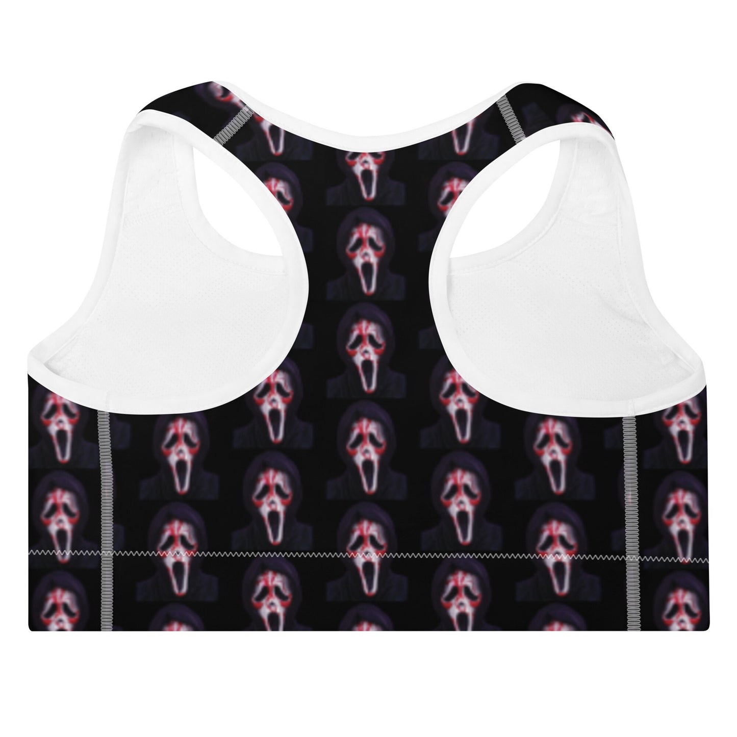 Bloody Ghostface Padded Sports Bra