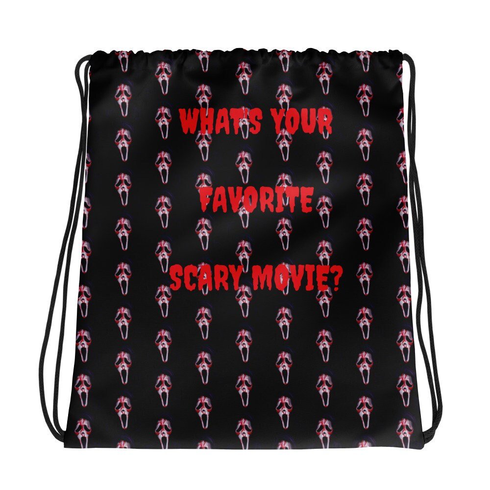 Bloody Ghostface Drawstring Bag