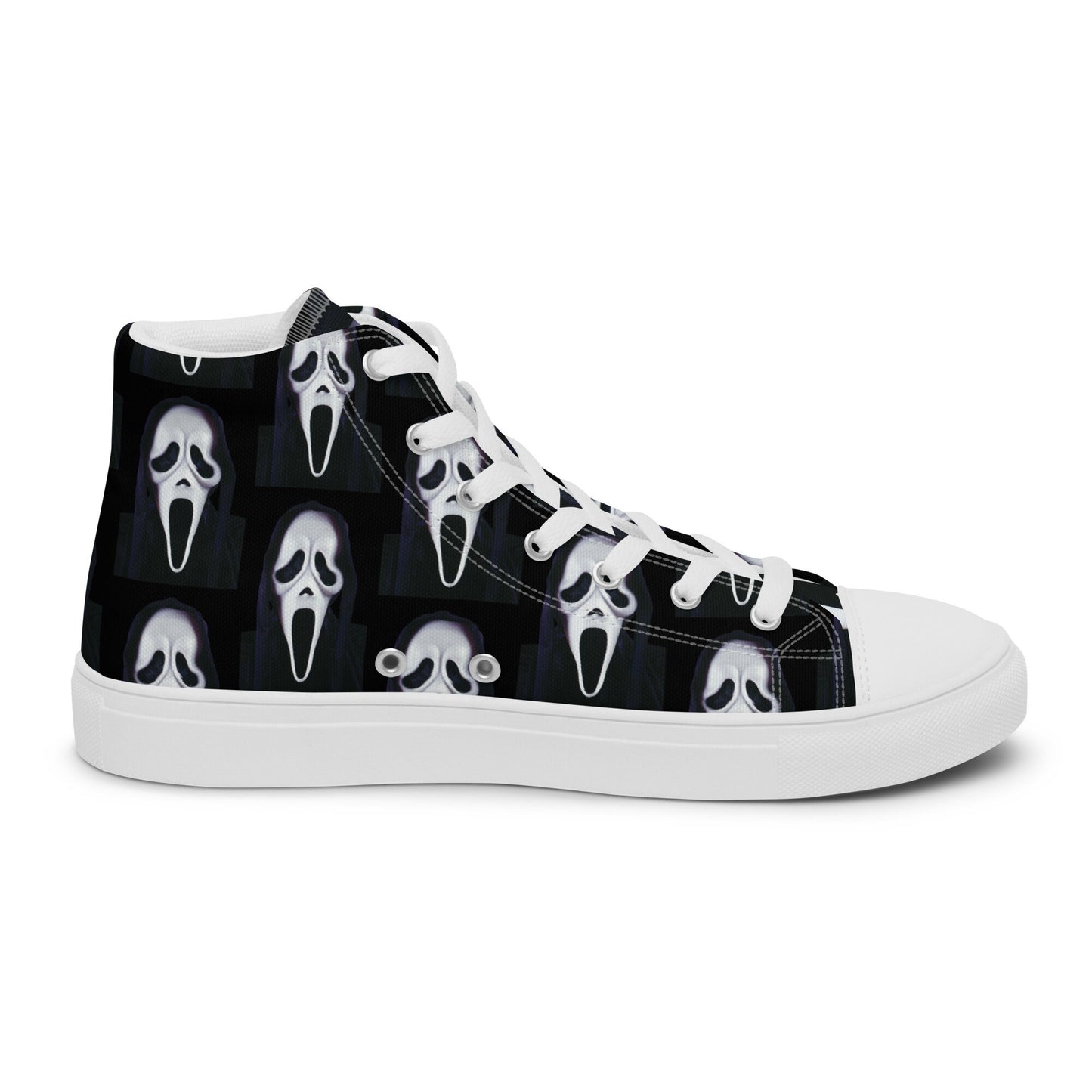 Ghostface Men’s High Top Canvas Shoes