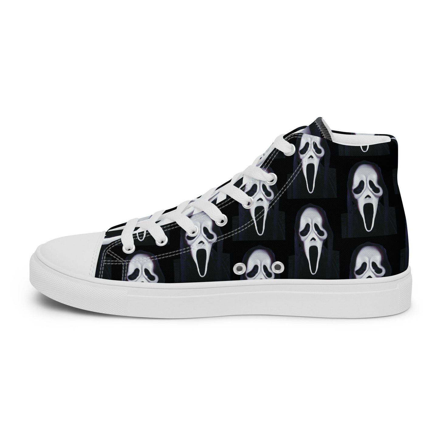 Ghostface Men’s High Top Canvas Shoes