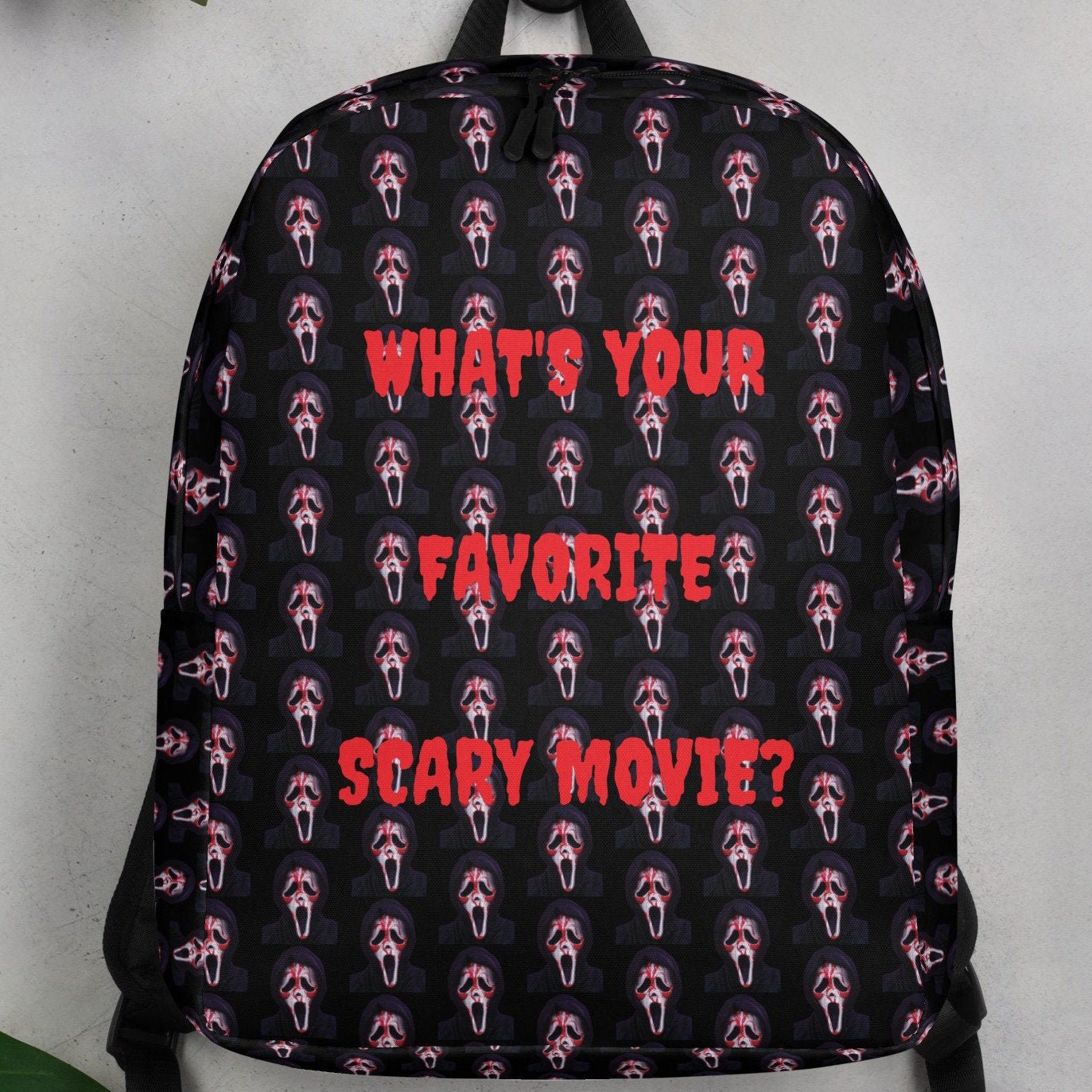 Ghostface Scary Movie Minimalist Backpack