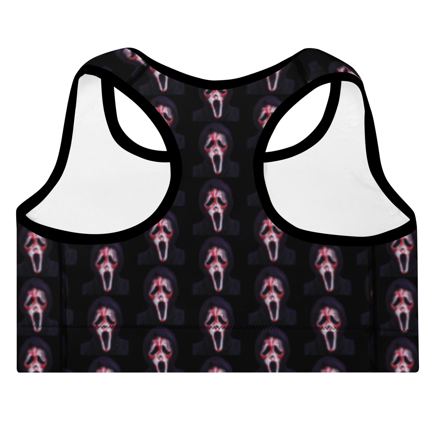 Bloody Ghostface Padded Sports Bra